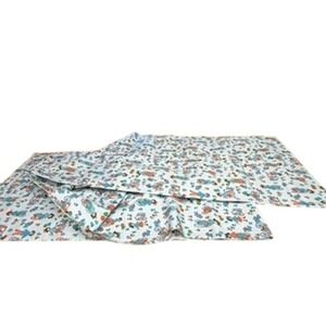 Vintage Childrens Fabric Material Kids on Bikes Heavy 4 yards Total 36" Wide